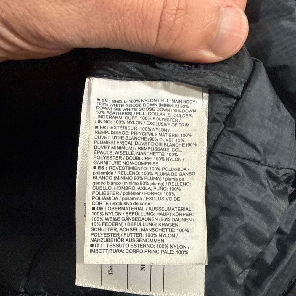 Arc’teryx Cerium LT Hoody Jacket Mens XXL Black Down Ultralight Hooded - Picture 9 of 10